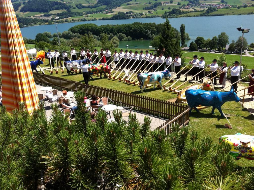 Motel De La Gruyere Restoroute Avry-devant-Pont Exteriér fotografie